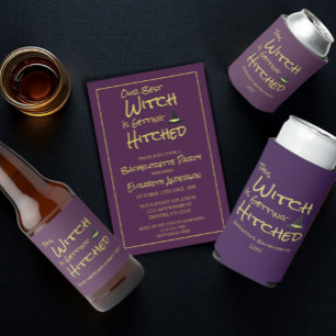 Our Best Witch Is Getting Hitched Bachelorette Invitation