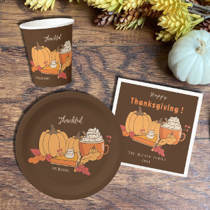 Pumpkin Everything Thanksgiving Brown Paper Cup