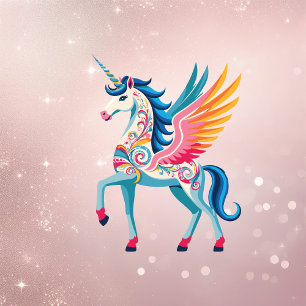 Personalized Unicorn Happy Birthday Balloon