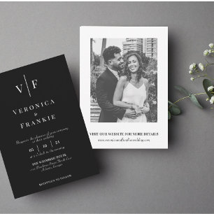 Classic Elegant Wedding Invitation   Simple photo 