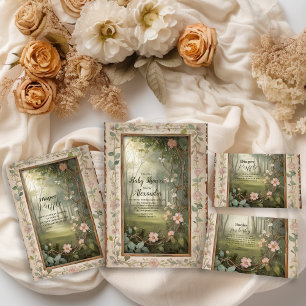 Woodland Forest Baby Shower Invitation