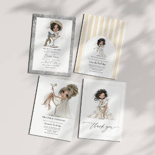 This Wife is a Showgirl Bachelorette Thank You Card