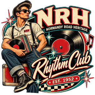 NRH Rhythm Club Vintage Rockabilly Sticker