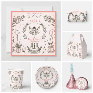 Dreamy Hues and Fairy Wishes: First Birthday Favor Boxes