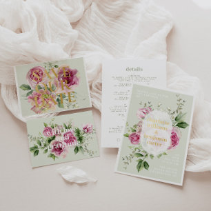 Floral Watercolor Wedding Hershey Bar Favors