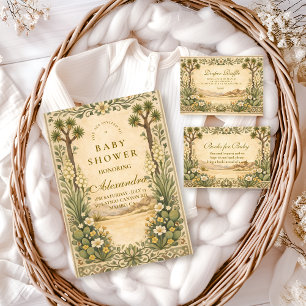 Desert Botanical Baby Shower Invitation