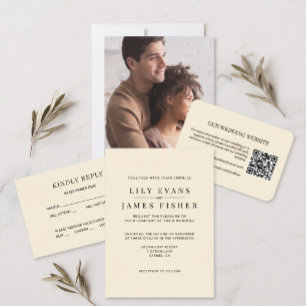 Modern Minimal Unplugged Ceremony Sign