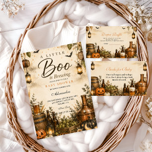 Elegant Little Boo Is Brewing Brewery Baby Shower Napkins