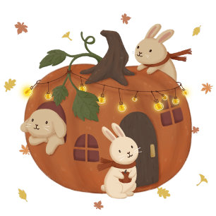 Awesome Autumn: Beagle Holiday Card
