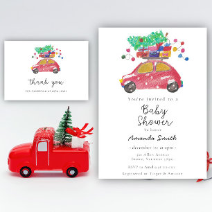 Xmas car mommy or daddy baby shower game