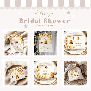  Rustic Floral She Found Her Honey Bridal Napkins