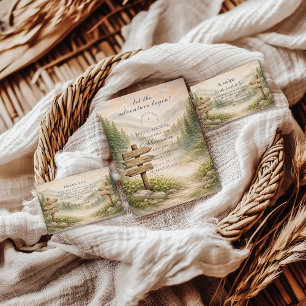 Adventure Awaits Bridal Shower Invitation