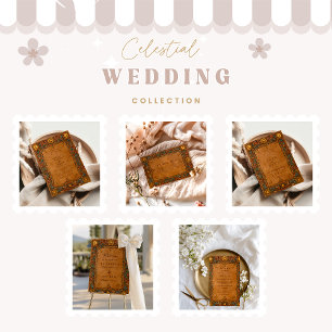 Celestial Mystic Baroque Wedding Invitation