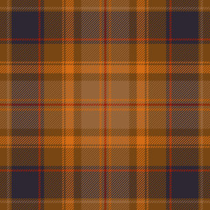 Elegant Brown   Orange   Blue Plaid Checkered Wrapping Paper