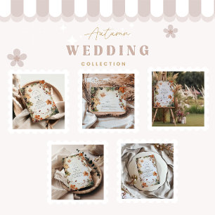 Rustic Grapevine Autumn Wedding Invitation