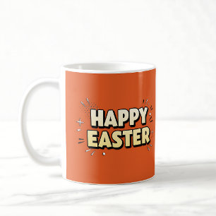 Vintage Happy Easter Retro Coffee Mug