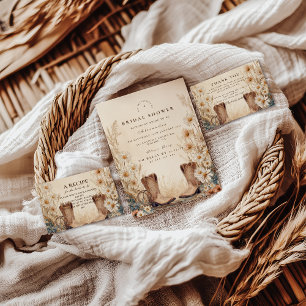 Fall Country Floral Bridal Shower Napkins