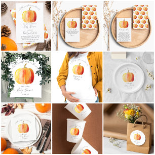 Little Pumpkin Baby Shower Bingo