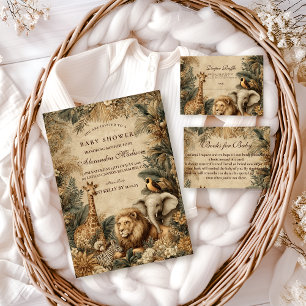 Boho Safari Animals Baby Shower Napkins