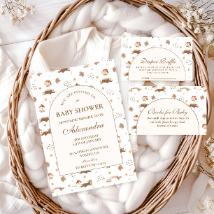 Whimsical Autumn Forest Baby Shower Napkins