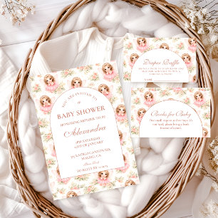 Magical Fairy Garden Baby Shower Invitation