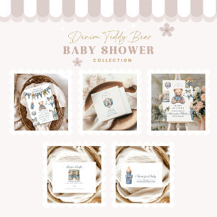 Blue Jean Baby Denim Baby Shower Napkins