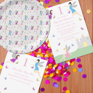 Fairy First Birthday Paper Plates