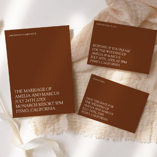 Modern & Sleek Typography Couple's Shower Invitation