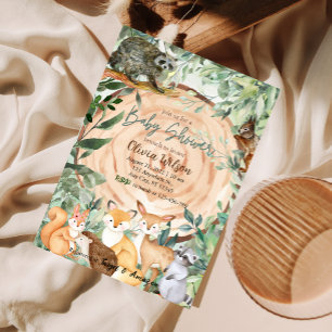 Woodland Safari Zoo Animals Baby Shower Balloon