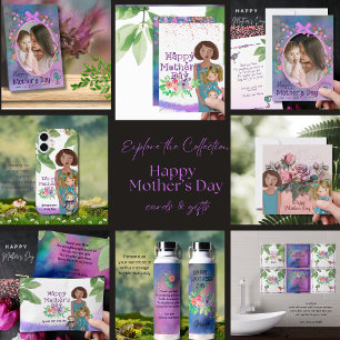 Whimsical Mother with kids   Mother's Day  iPhone 16 Case