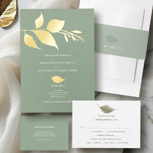 Simple Green Meal Choice RSVP