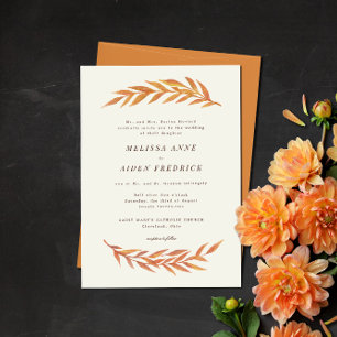 Simple Branch Autumn Wedding Bar Sign Plaque