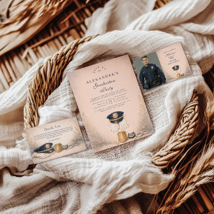 Classic Law Enforcement Graduation Ceremony Foam Board