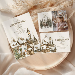 Boho Winter Onederland Birthday Foam Board