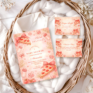 Pizza Night Baby Shower Foam Board