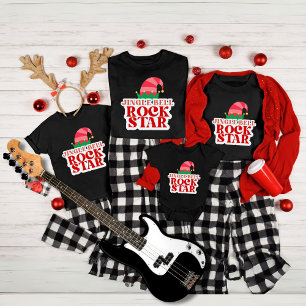 Jingle Bell Rock Star, Christmas Girls  Tri-Blend Shirt