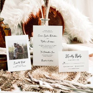 Sweet and Whimsical Photo   QR Code Save The Date Announcement Postcard