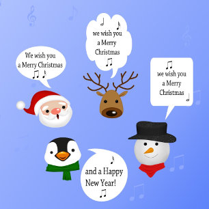 Funny We Wish You a Merry Christmas Holiday Card