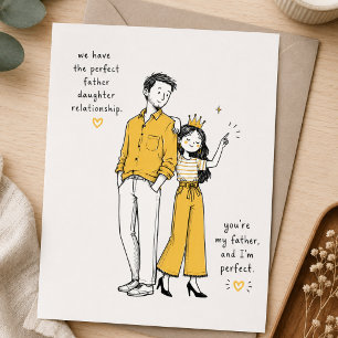 You're A Brave Guy To Put Up With Mom & Me Thank You Card