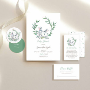 Woodland Baby Shower Invitation Gender Neutral