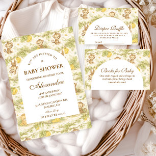 Watercolor Safari Animals Baby Shower Napkins