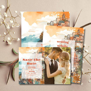 Budget Modern Elegant Italy Destination Wedding