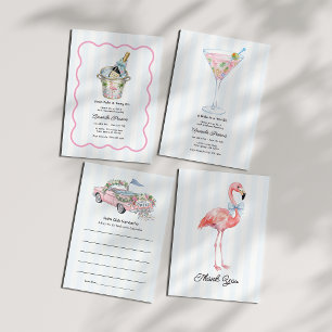Bride in a Tini Bit Palm Springs Bachelorette Invitation