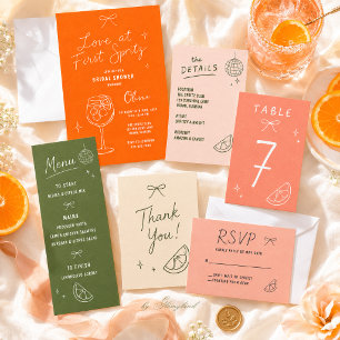 Last Spritz As A Miss Bachelorette Invitation