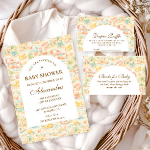 Pastel Beach Animals s Baby Shower Napkins