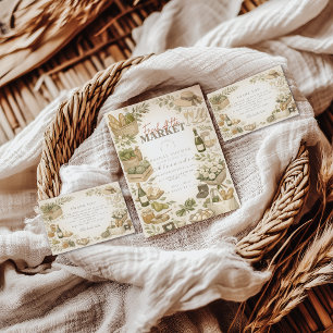 Garden Harvest Market Bridal Shower Napkins