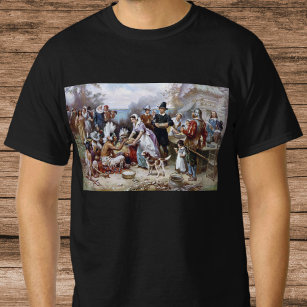 The First Thanksgiving by Jean Ferris c. 1912 T-Shirt