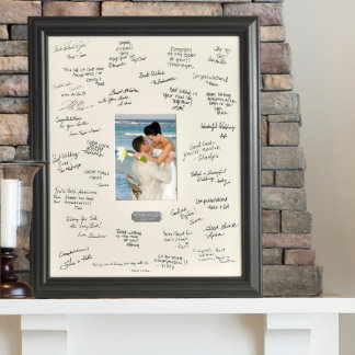 Personalized Wedding Signature Frame