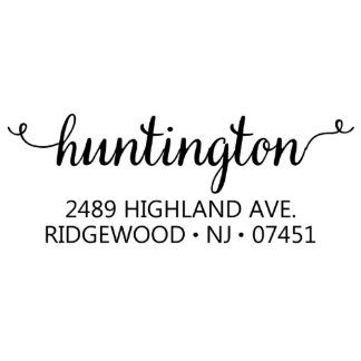 Highland Self Inking Address Stamp