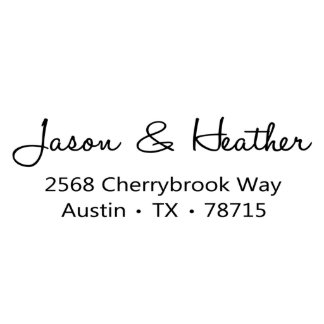 Cherrybrook Self Inking Address Stamp